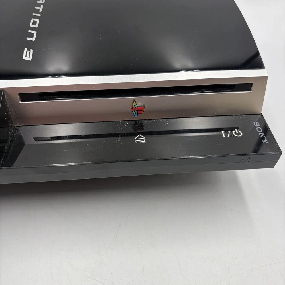Sony PlayStation 3 CECHL01 Black Fat 80 GB Console + Power Cable Only